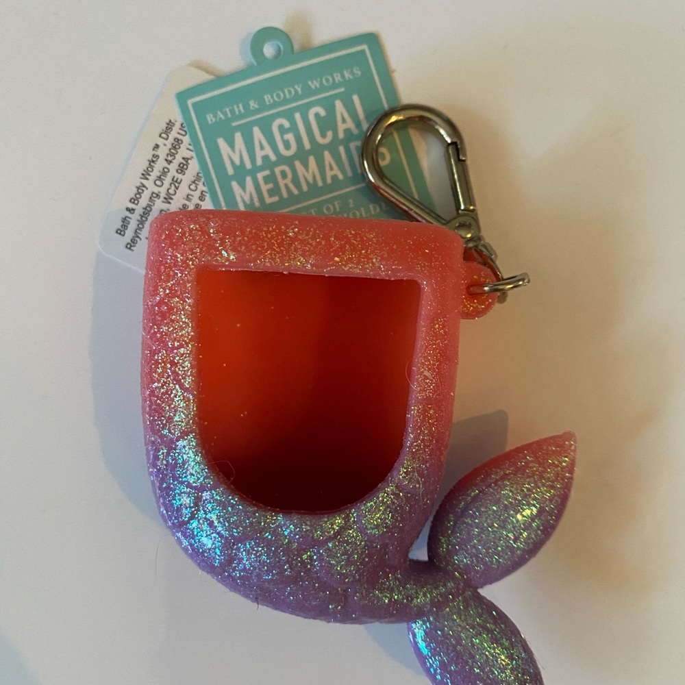 New Mermaid Pink/Purple Shimmery Pocketbac Holder - Picture 2 of 2
